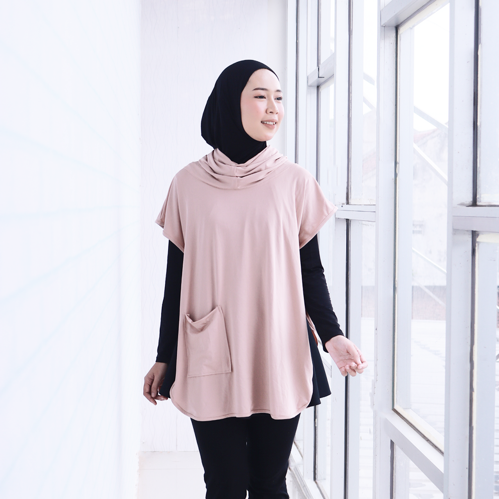 Hijab Rompi Jersey Premium
