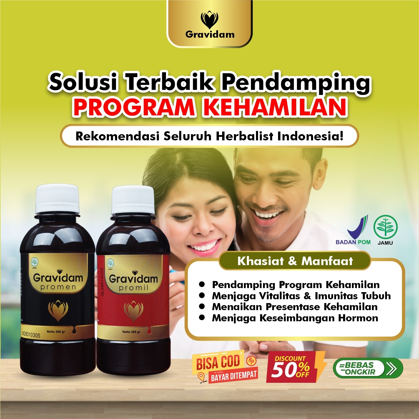 Gravidam Bundling Promen + Promil logo