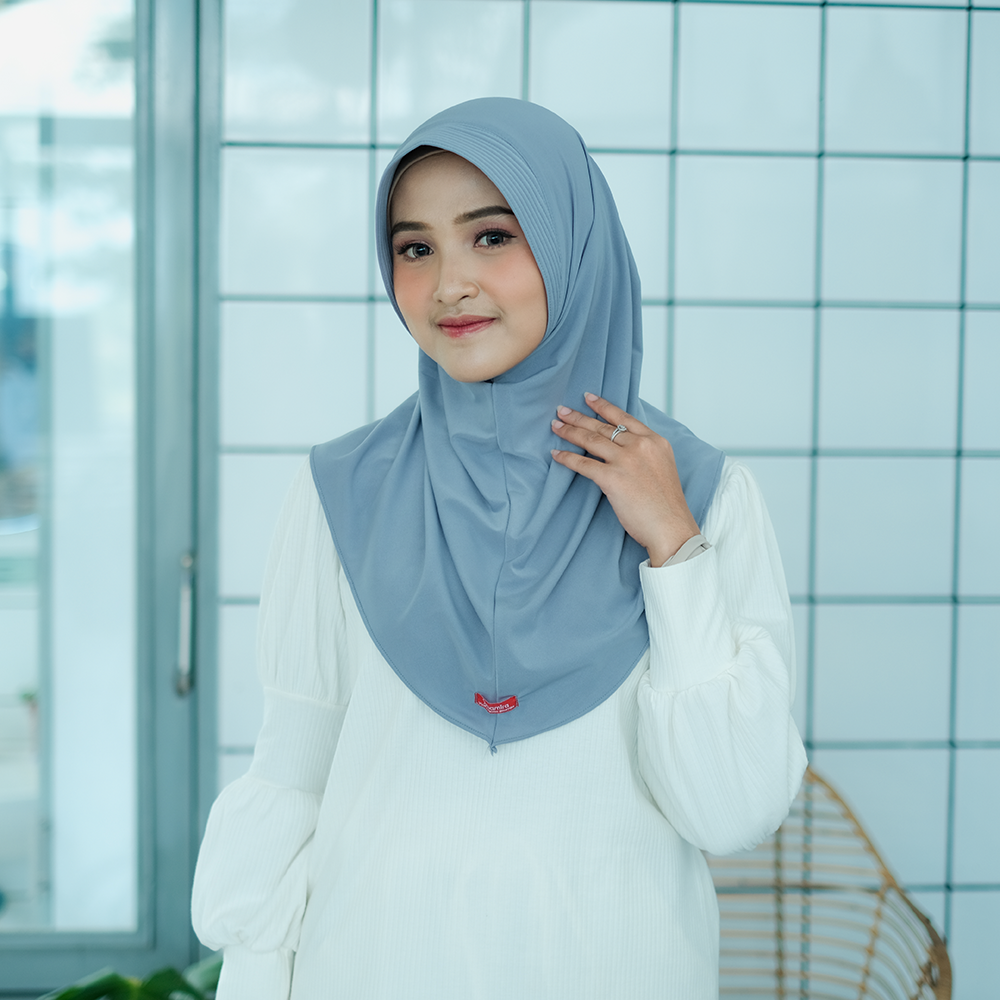 (5PCS) Mexshamall - Asna Kerudung Bergo Olahraga Size M By Shamira