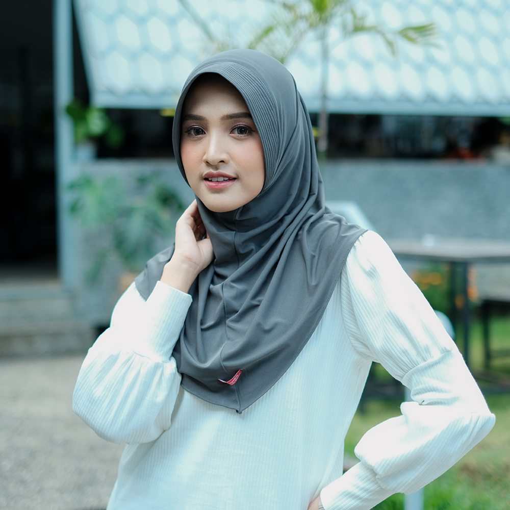 (5PCS) Mexshamall - Asna Kerudung Bergo Olahraga Size M By Shamira