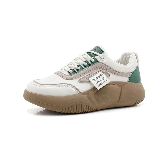 Sepatu Sneakers Wanita Korean Style Kekinian Terbaru Casual Cewek Fashion New Shoes Sport