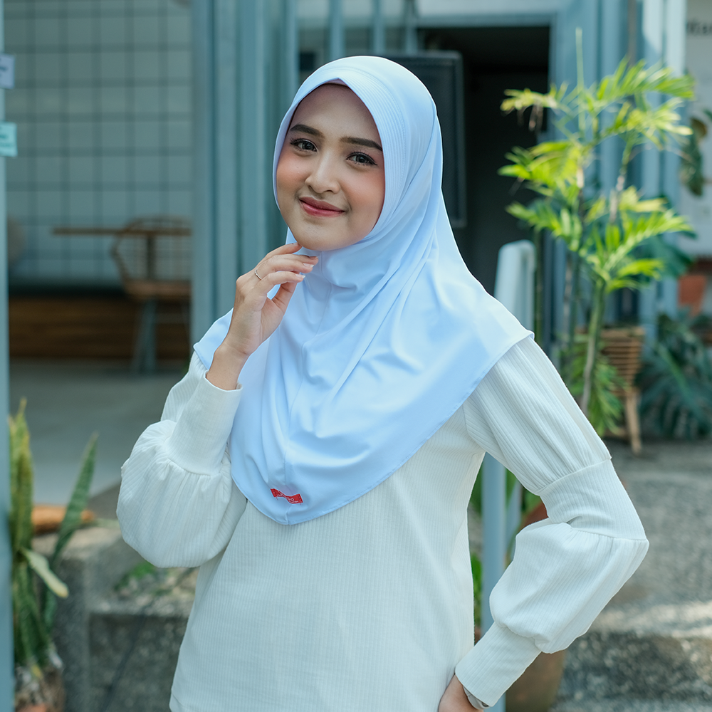 (5PCS) Mexshamall - Asna Kerudung Bergo Olahraga Size M By Shamira