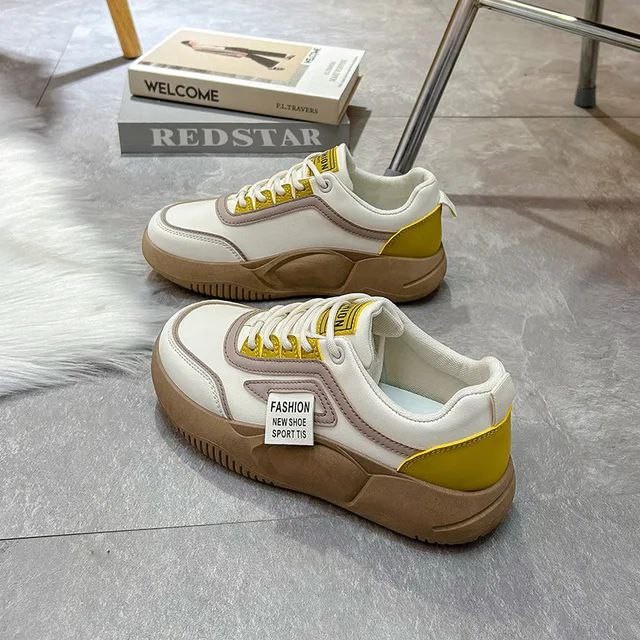 Sepatu Sneakers Wanita Korean Style Kekinian Terbaru Casual Cewek Fashion New Shoes Sport