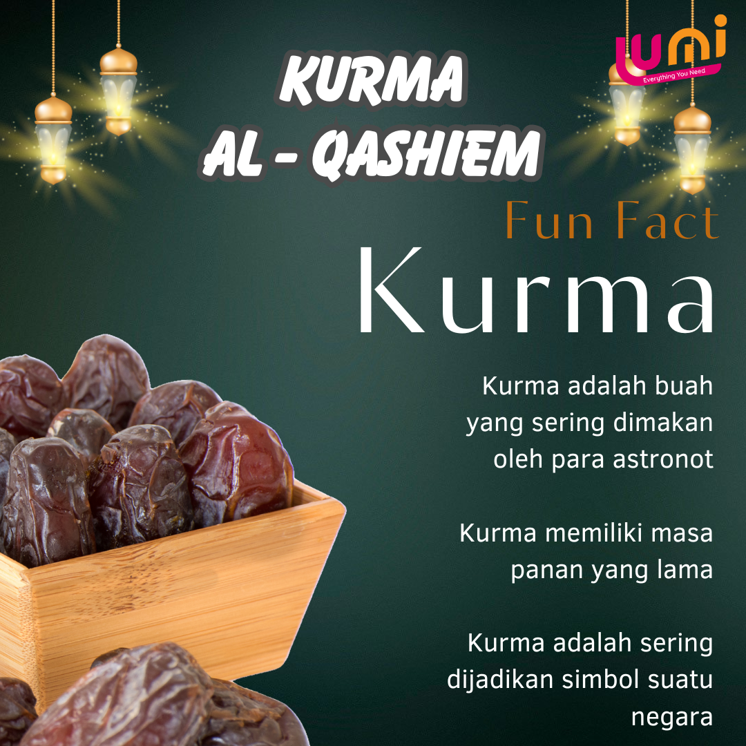 500 gr KURMA AL QASEEM EMBER SUKARI AL QASSIM