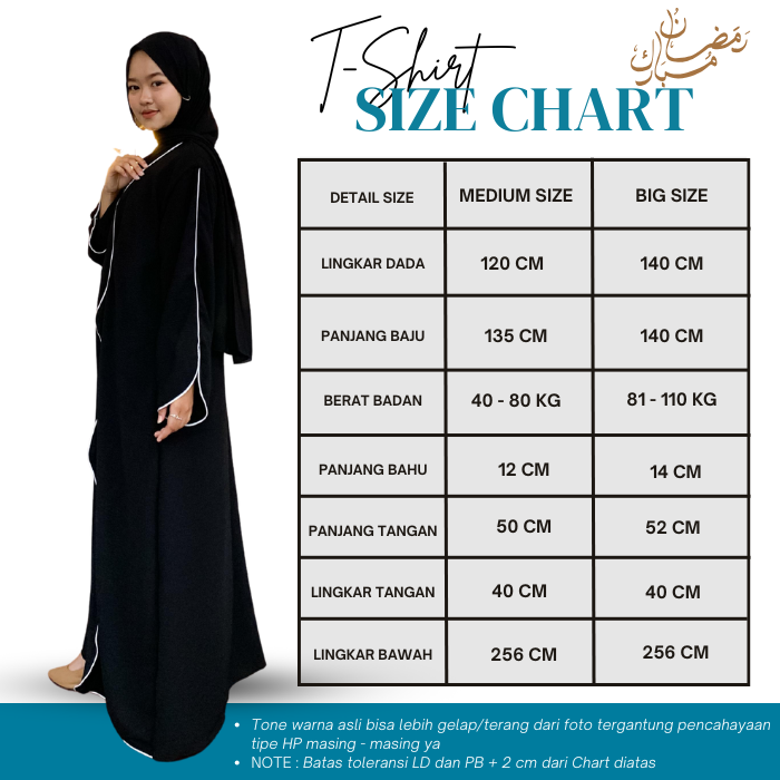 HUMAYA ABAYA  PREMIUM ( Special Hari Raya ) ( Daily, Umrah dan Haji )
