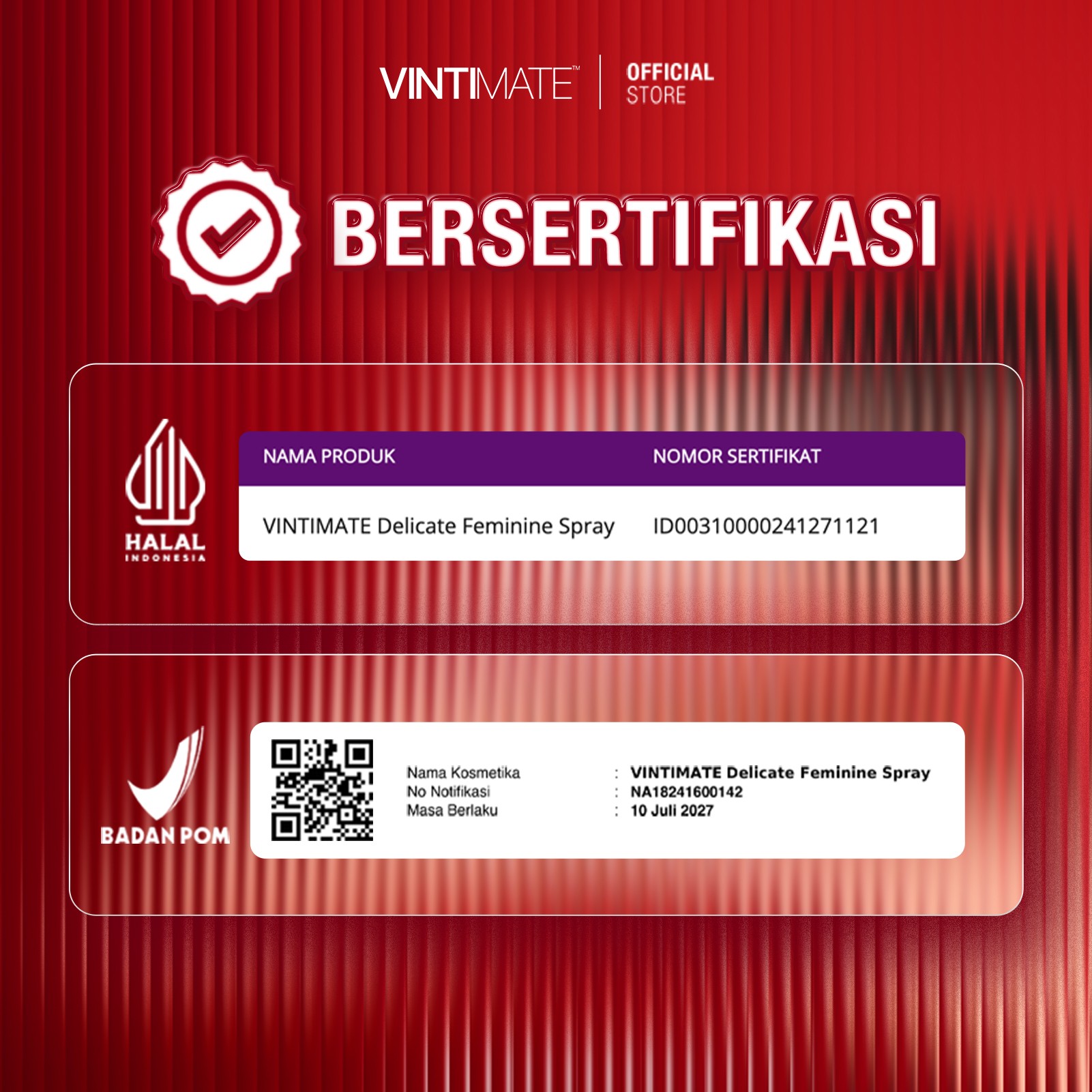 DELICATE Feminine Spray 50ml logo